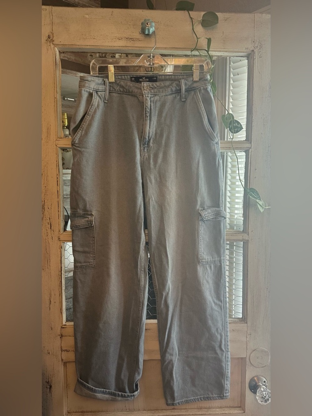 Holister | Light wash Baggy Cargo Jeans